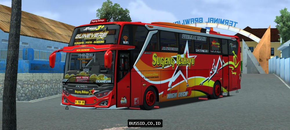 Jetbus 3 SHD Hino RK8 Sugeng Rahayu