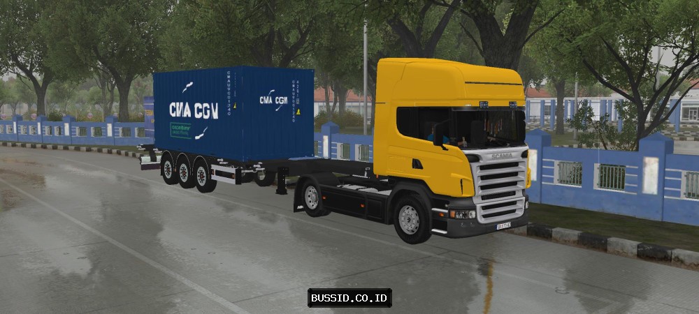Scania V8 Trailer Kontainer