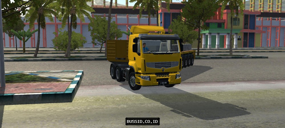 Renault Premium 6x4 Trailer Beton