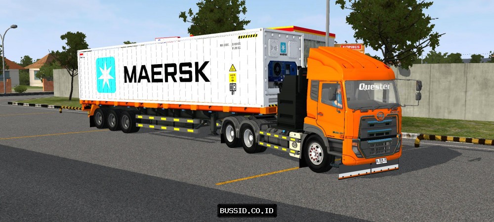 UD Quester Trailer Kontainer