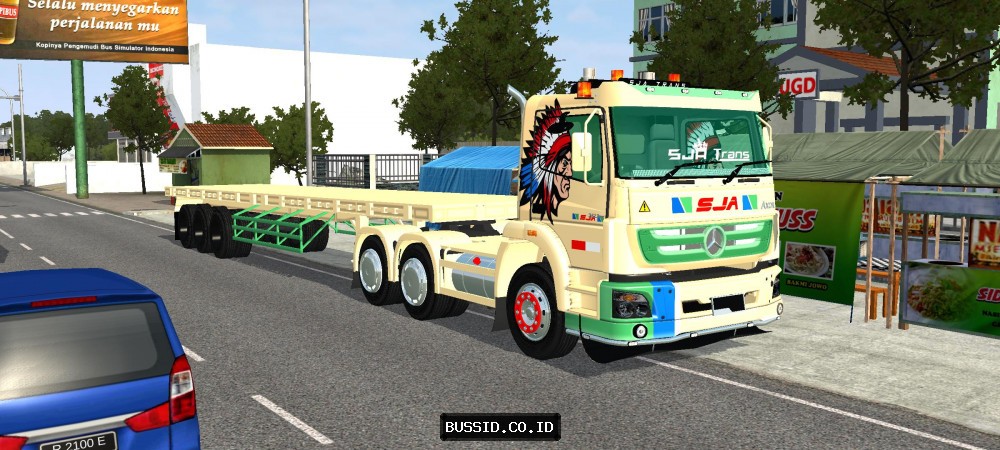 Mercedes Benz Axor Trailer Paku