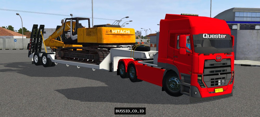 UD Quester Trailer Excavator
