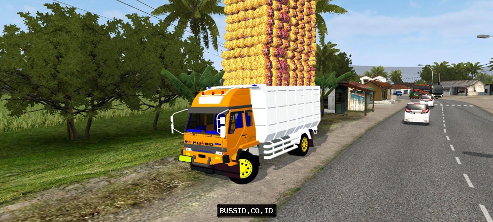 Fuso FN Engkel Dump Sawit Overload