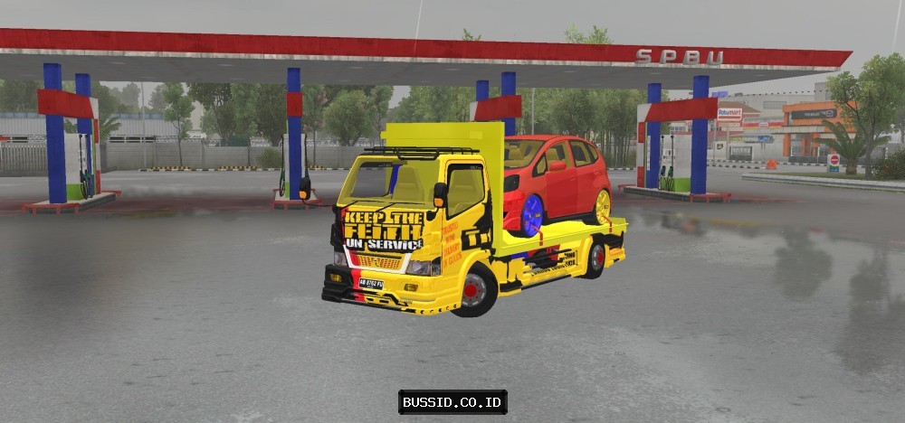 Canter Towing Honda Jazz